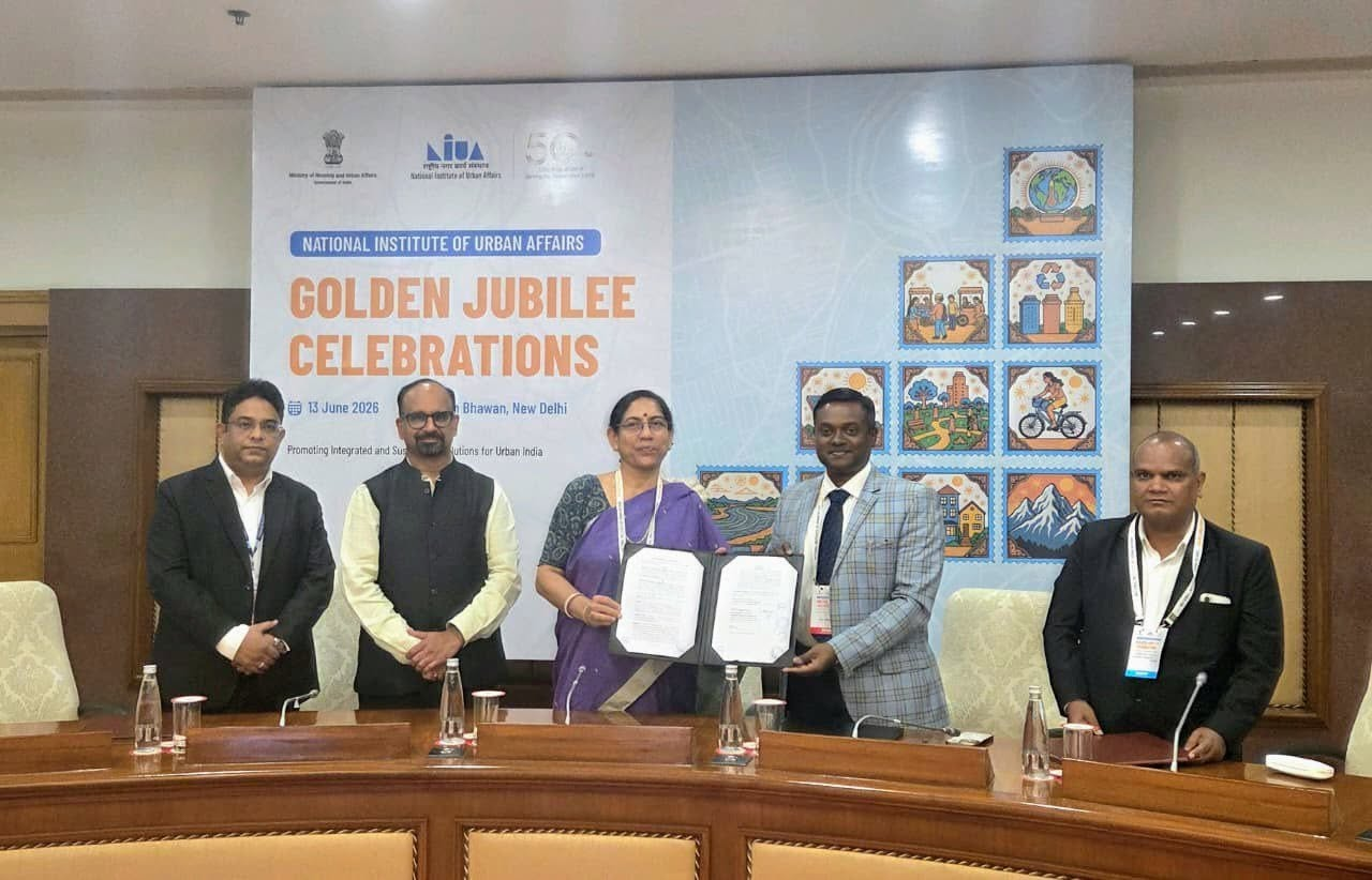 Vadodara Municipal Corporation and National Institute of Urban Affairs sign two MoUs